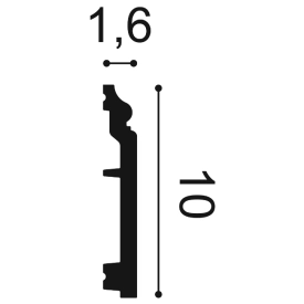 wymiary listwy SX173F